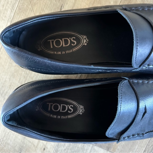 Tods Italy Mens Penny Driving Loafers Shoes - Picture 10 of 11